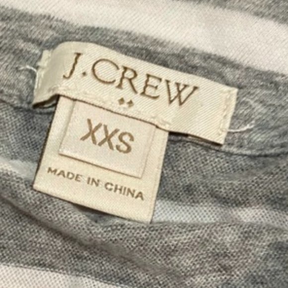LAST CHANCE - J Crew Grey and White Open Cardigan XXS - Picture 3 of 5